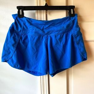 Blue Lululemon Speed Up Short